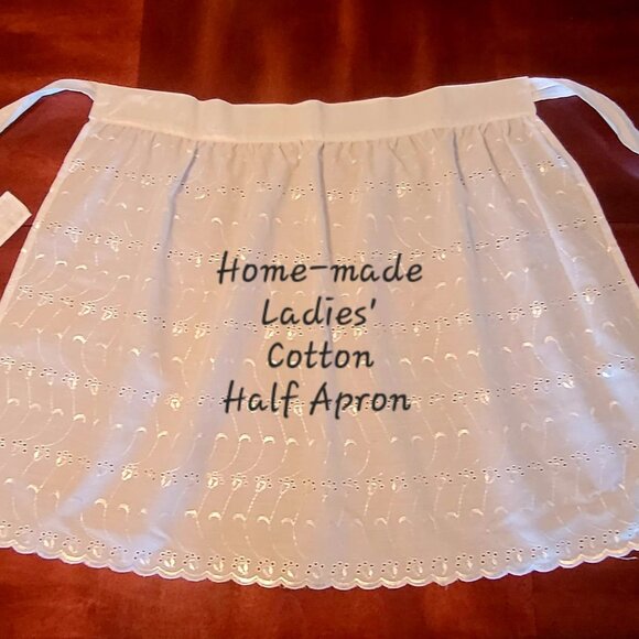 Home-made Ladies' Cotton Apron - Picture 1 of 2